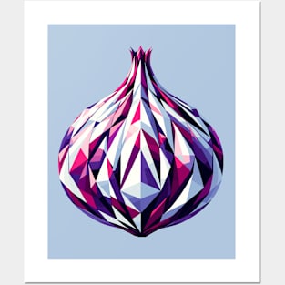 Geometric Onion: Abstract Polygonal Mosaic Posters and Art